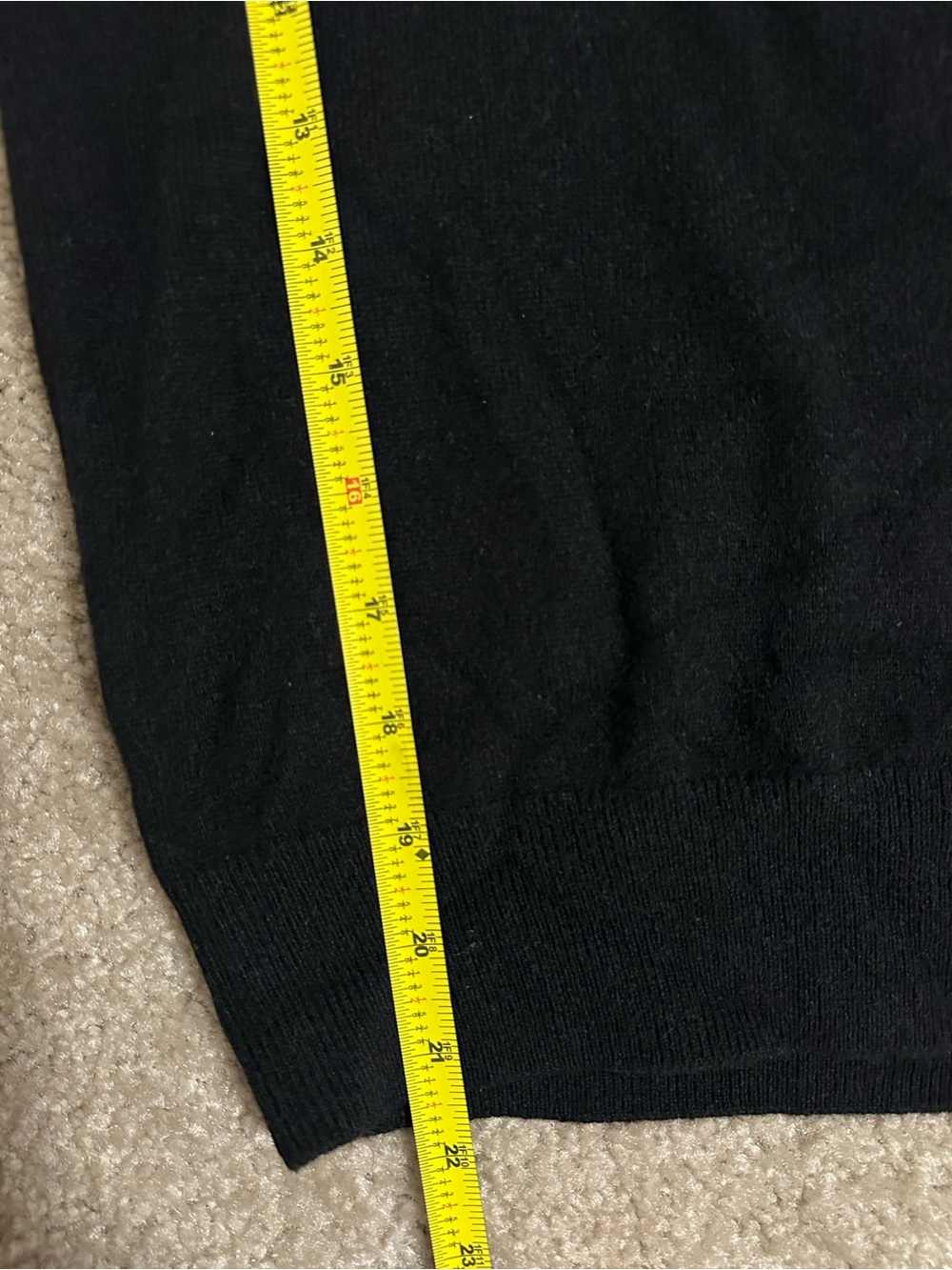 Lingua Franca Black 'no regrets' Embroidered Cashmere Crewneck Sweater - Picture 5 of 6